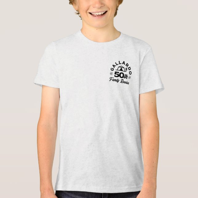 Camiseta Triblenda Gallardo 50th Kids - Camiseta Unisex (Anverso)