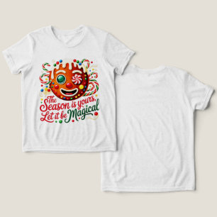 Camiseta Triblenda Galleta mágica de jengibre de Navidad para niños