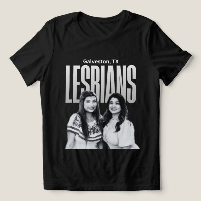 Camiseta Triblenda Galveston Texas Lesbians  (Diseño delantero )