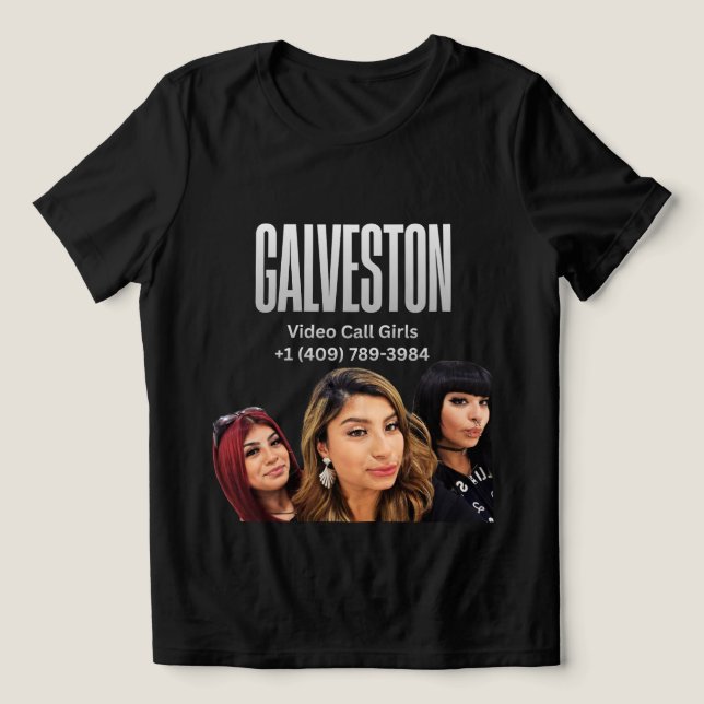 Camiseta Triblenda Galveston Texas Video Call Girls (Diseño delantero )