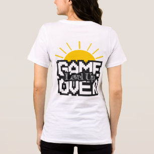 Camiseta Triblenda Game Over: Revive Juegos Antiguos, Sube de Nivel t