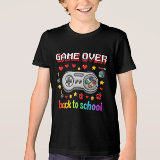 Camiseta Triblenda Game Over Vuelta al Cole Retro Gamer