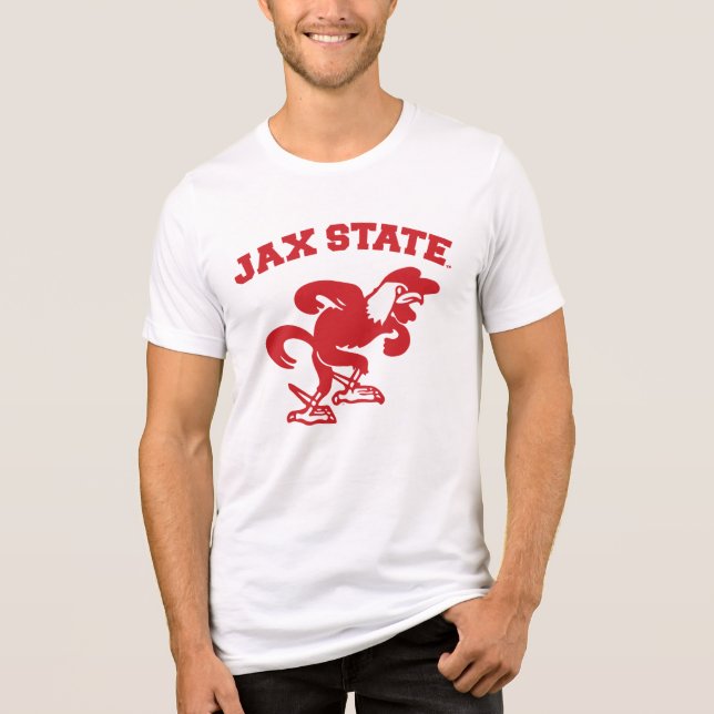 Camiseta Triblenda Gamecocks estatales JAX de la Universidad Estatal  (Anverso)