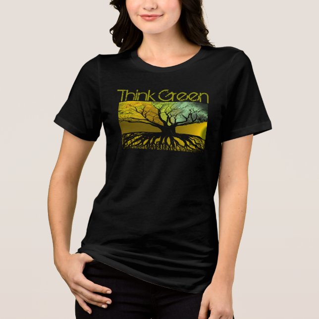 Camiseta Triblenda ¡GANADOR DEL PREMIO TBA! Piensa en la camiseta de  (Anverso)