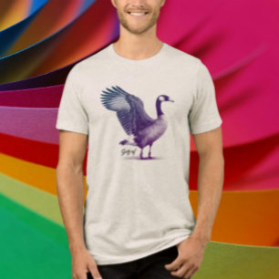 Camiseta Triblenda Ganso canadiense gay de la muerte
