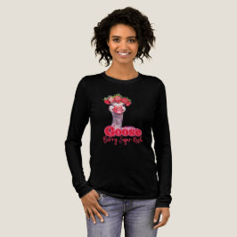 Camiseta Triblenda Ganso de Fresa Ganso Divertido con Fresas
