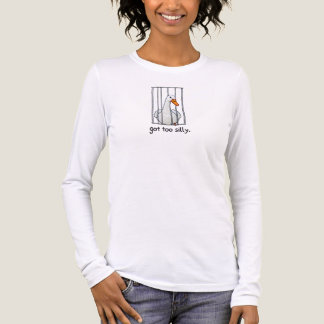 Camiseta Triblenda Ganso Tonto Divertido Detrás de las Barras – Dibuj