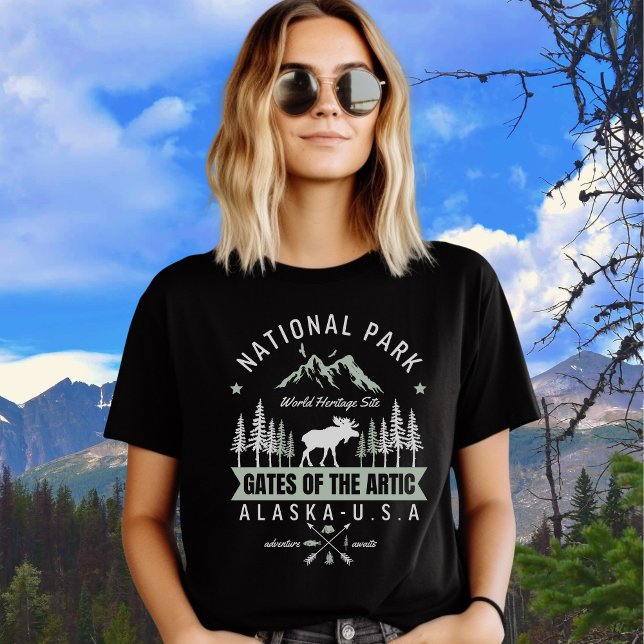 Camiseta Triblenda Gates of the Arctic – Moose and Forest Alask (Subido por el creador)
