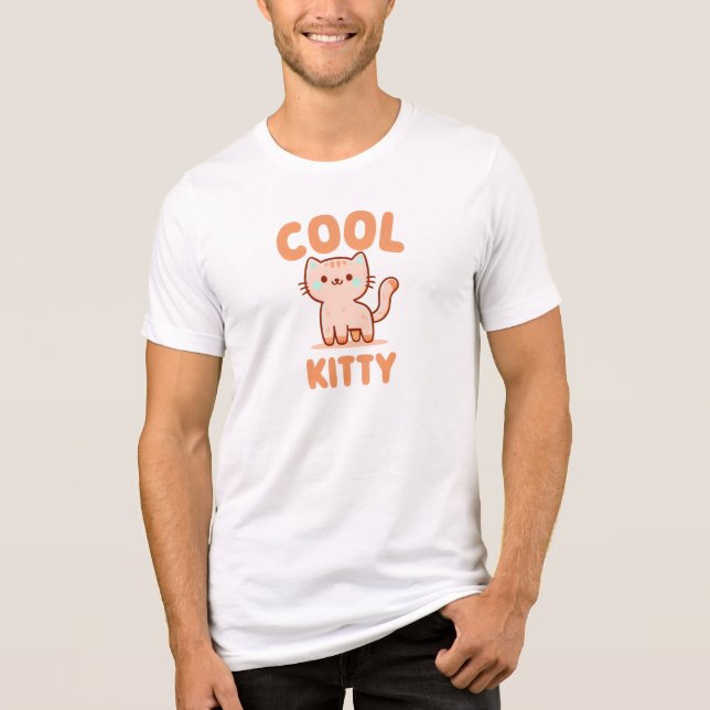 Camiseta Triblenda Gatito genial (Anverso)