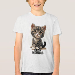 Camiseta Triblenda Gatito que derrite el corazón