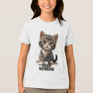 Camiseta Triblenda Gatito que derrite el corazón