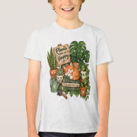 Gato Amante de Plantas Adorable – Las Plantas Me H