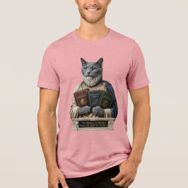 Camiseta Triblenda Gato Aristoteles Azul Ruso