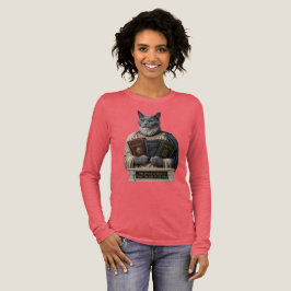 Camiseta Triblenda Gato Aristotélico Azul Ruso