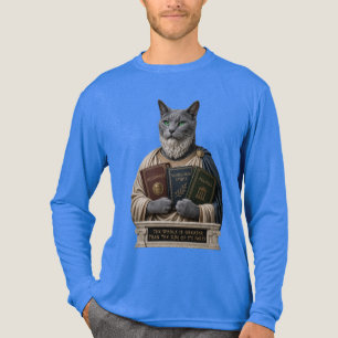 Camiseta Triblenda Gato Aristotélico Azul Ruso