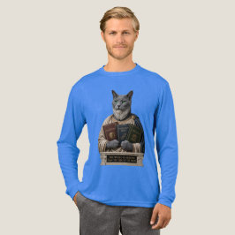 Camiseta Triblenda Gato Aristotélico Azul Ruso