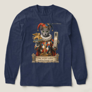 Camiseta Triblenda Gato Arlequín Azul Ruso