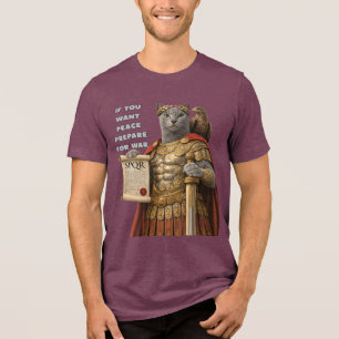 Camiseta Triblenda Gato Azul César Ruso