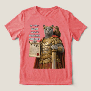 Camiseta Triblenda Gato Azul César Ruso