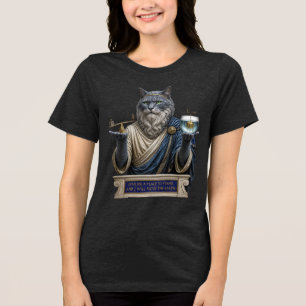 Camiseta Triblenda Gato Azul Ruso Arquímedes