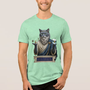 Camiseta Triblenda Gato Azul Ruso Arquímedes