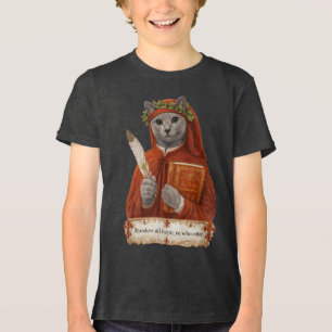 Camiseta Triblenda Gato Azul Ruso Dante Alighieri