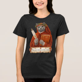 Camiseta Triblenda Gato Azul Ruso Dante Alighieri