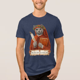 Camiseta Triblenda Gato Azul Ruso Dante Alighieri