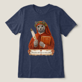 Camiseta Triblenda Gato Azul Ruso Dante Alighieri