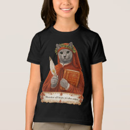 Camiseta Triblenda Gato Azul Ruso Dante Alighieri