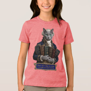 Camiseta Triblenda Gato Azul Ruso Immanuel Kant
