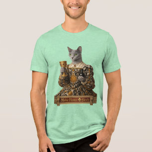 Camiseta Triblenda Gato Azul Ruso Lucrezia de Médici