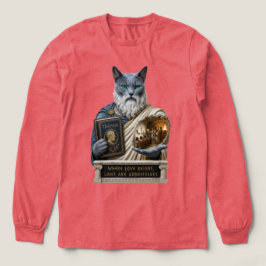 Camiseta Triblenda Gato Azul Ruso Plato