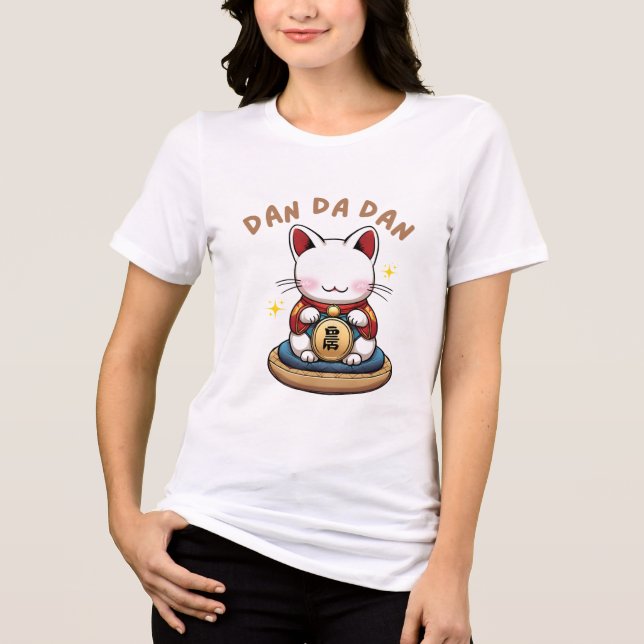 Camiseta Triblenda Gato de Dandadan Turbo Granny - Desig de manga ani (Anverso)
