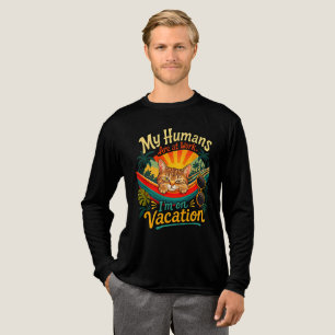 Camiseta Triblenda Gato de verano de vacaciones - Divertida playa fel