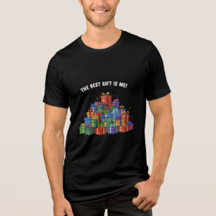 Camiseta Triblenda Gato Divertido "El Mejor Regalo Soy Yo" Sorpresa d