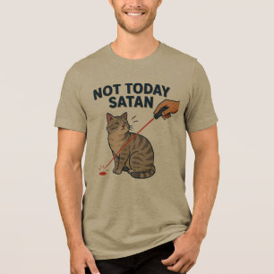 Camiseta Triblenda Gato divertido no se tentará