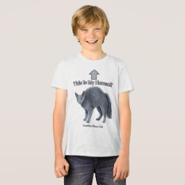 Camiseta Triblenda Gato divertido ruso azul - Este es mi humano