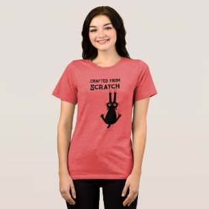 Camiseta Triblenda Gato Esmoquin Divertido Horneando Humor Personaliz