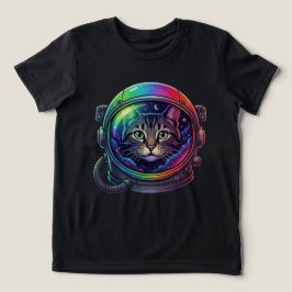 Camiseta Triblenda Gato espacial