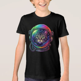 Camiseta Triblenda Gato espacial