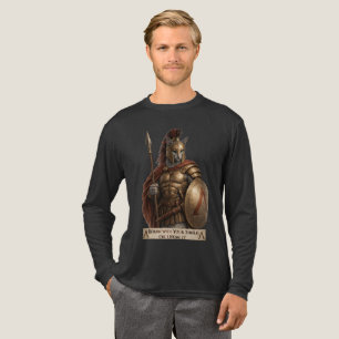 Camiseta Triblenda Gato Espartano Azul Ruso