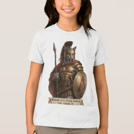 Camiseta Triblenda Gato Espartano Azul Ruso