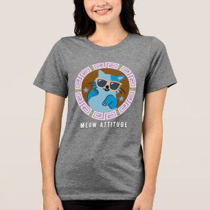 Camiseta Triblenda gato gracioso