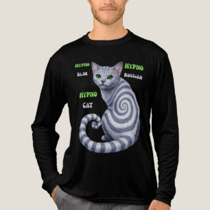 Camiseta Triblenda Gato Hipno Azul Ruso