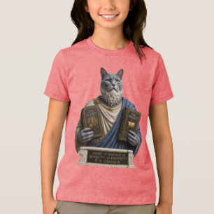 Camiseta Triblenda Gato homer azul ruso