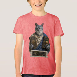 Camiseta Triblenda Gato homer azul ruso