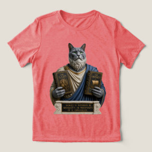 Camiseta Triblenda Gato homer azul ruso