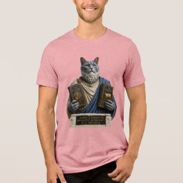 Camiseta Triblenda Gato homer ruso azul