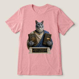 Camiseta Triblenda Gato homer ruso azul